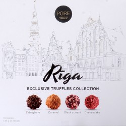 Piena šokolādes un šokolādes trifeļu kolekcija “Rīga” 135 g