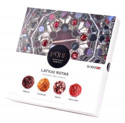 Milk chocolate truffles collection “Latvian Jewelry” 135 g