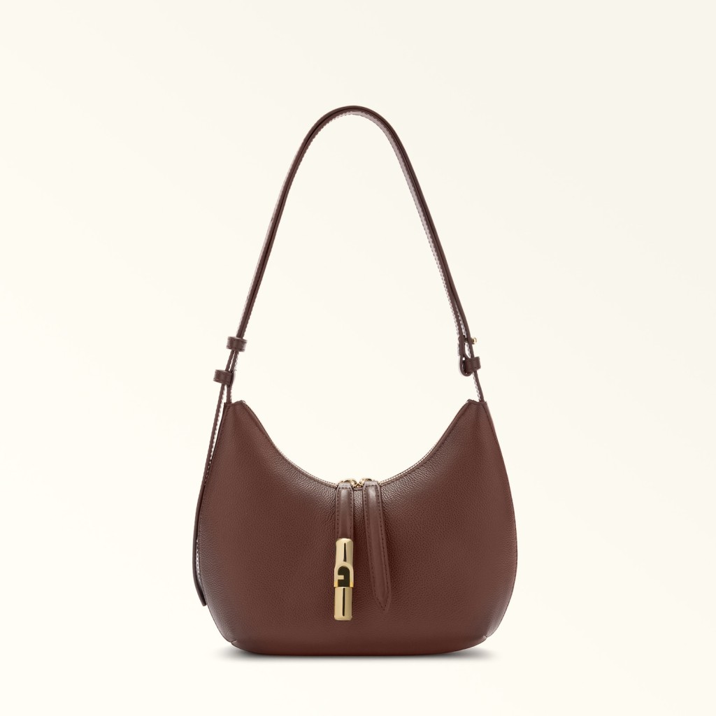 Furla Goccia Shoulder Bag S Cioccolato