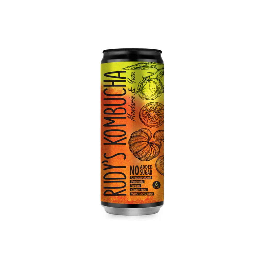 Rudy's Kombucha Mandarin & Yuzu 330 ml